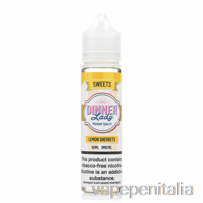 Vape Italia Lemon Sherbets - Vape Dining Lady E-liquid - 60ml 0mg